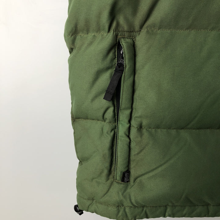 Vintage 90'S Ralph Lauren POLO SPORT down vest, men's size XL Nylon green type Vintage Second Hand