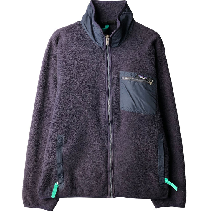 2000'S Patagonia 25631F0 Fleece Jacket, Made in USA, Men's Size L polyester navy blue type Vintage Second Hand
