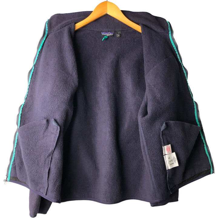 2000'S Patagonia 25631F0 Fleece Jacket, Made in USA, Men's Size L polyester navy blue type Vintage Second Hand