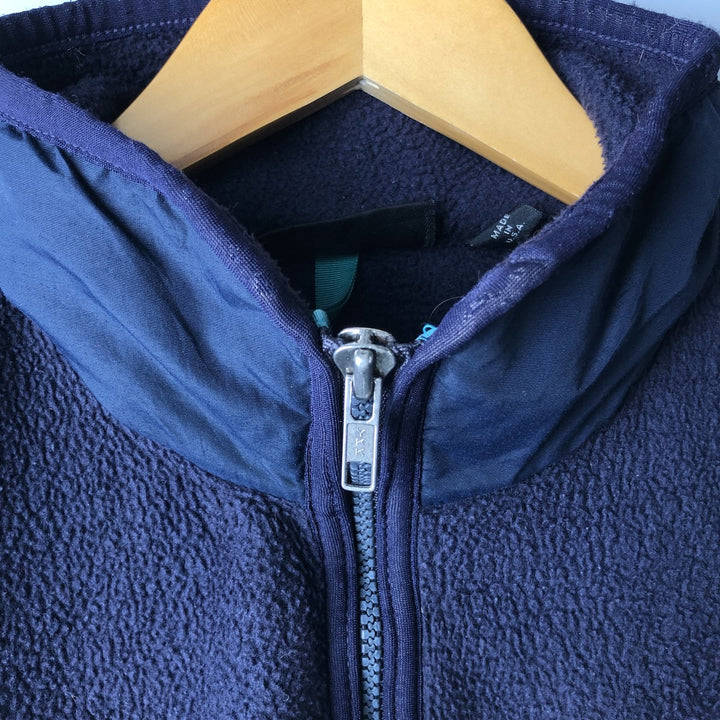 2000'S Patagonia 25631F0 Fleece Jacket, Made in USA, Men's Size L polyester navy blue type Vintage Second Hand