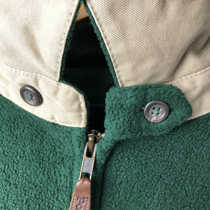 Ralph Lauren POLO by Ralph Lauren Swing-Top Fleece Jacket, Made in USA, Men's XL polyester green type Vintage Second Hand