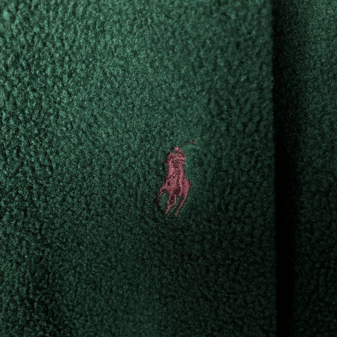 Ralph Lauren POLO by Ralph Lauren Swing-Top Fleece Jacket, Made in USA, Men's XL polyester green type Vintage Second Hand