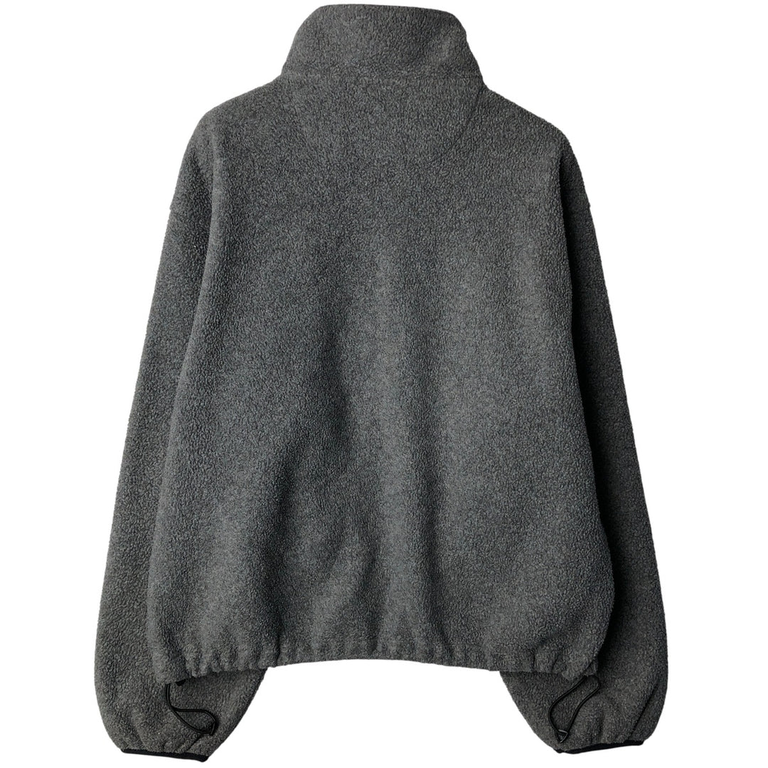 Vintage 90'S Eddie Bauer EBTEK fleece jacket, made in the USA, size M. polyester gray type Vintage Second Hand