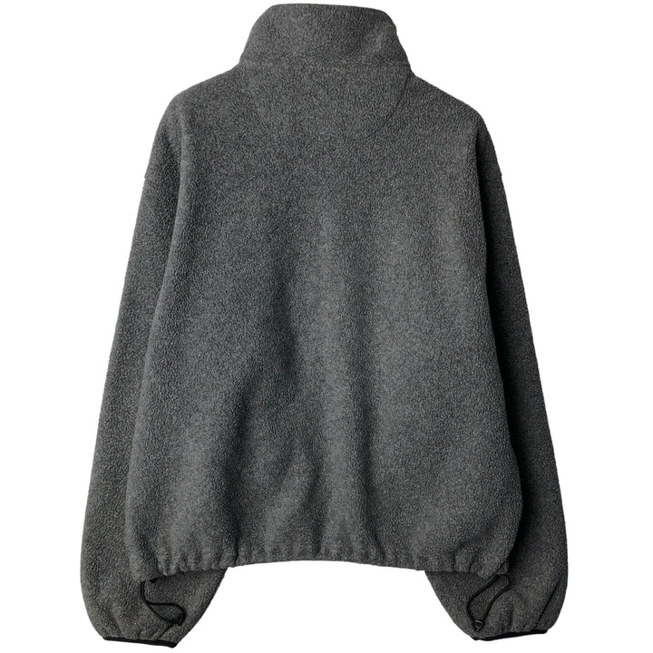 Vintage 90'S Eddie Bauer EBTEK fleece jacket, made in the USA, size M. polyester gray type Vintage Second Hand