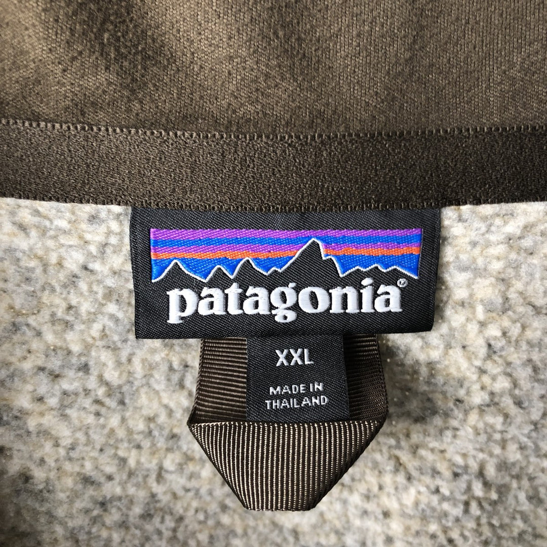 Patagonia Better Sweater Pullover 25523FA19 Fleece Pullover, Men's XXL recycled polyester gray type Vintage Second Hand