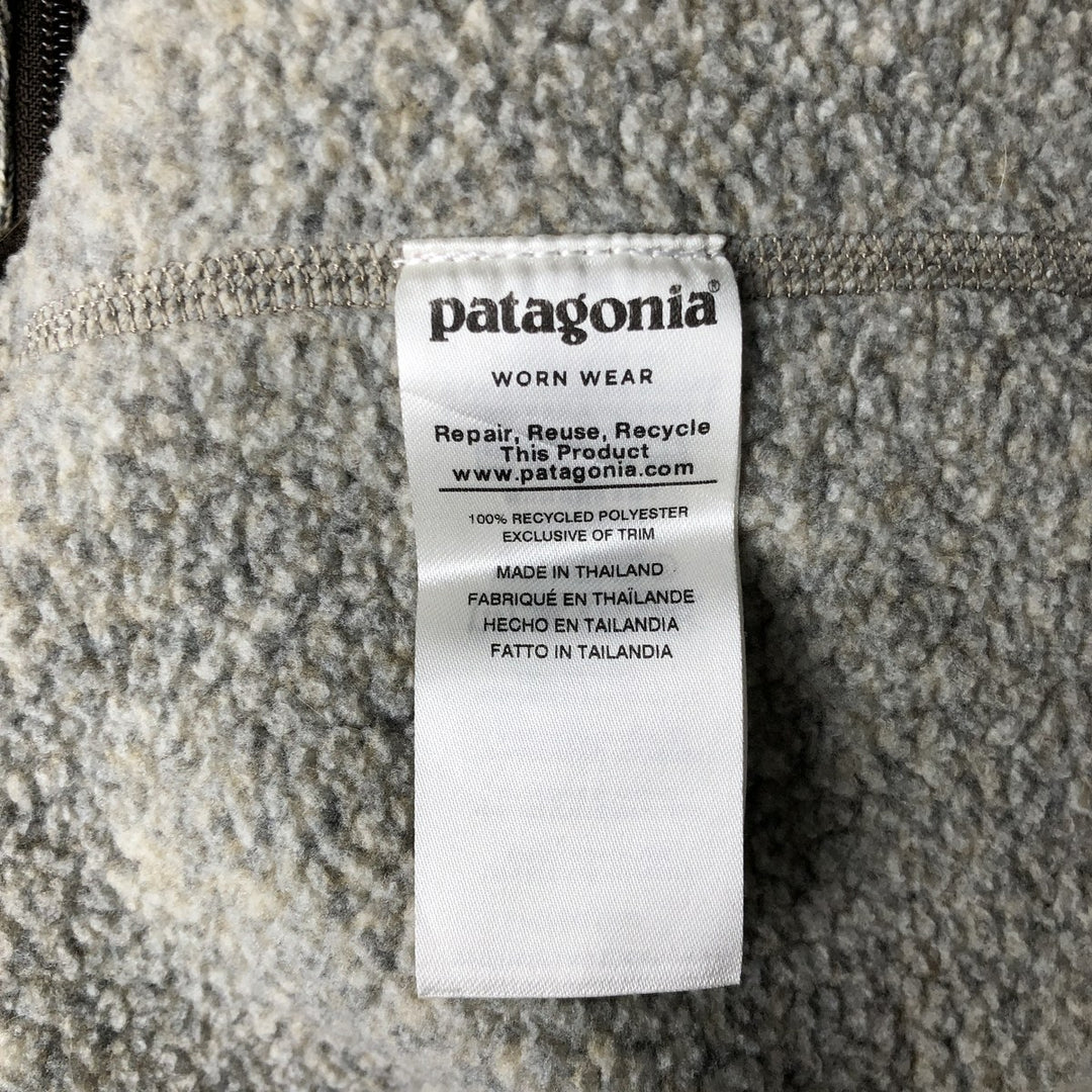 Patagonia Better Sweater Pullover 25523FA19 Fleece Pullover, Men's XXL recycled polyester gray type Vintage Second Hand