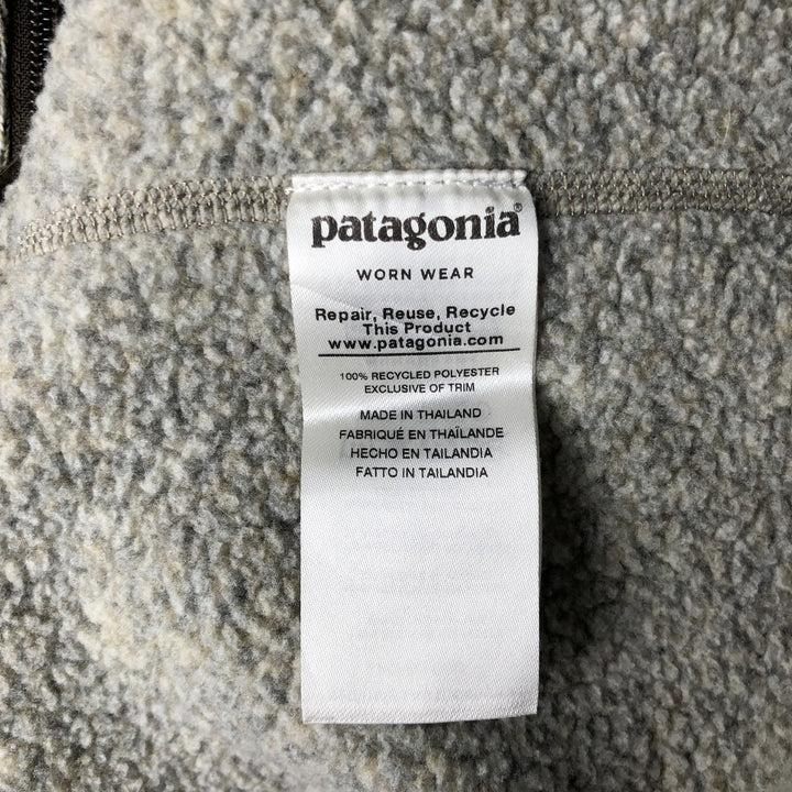 Patagonia Better Sweater Pullover 25523FA19 Fleece Pullover, Men's XXL recycled polyester gray type Vintage Second Hand