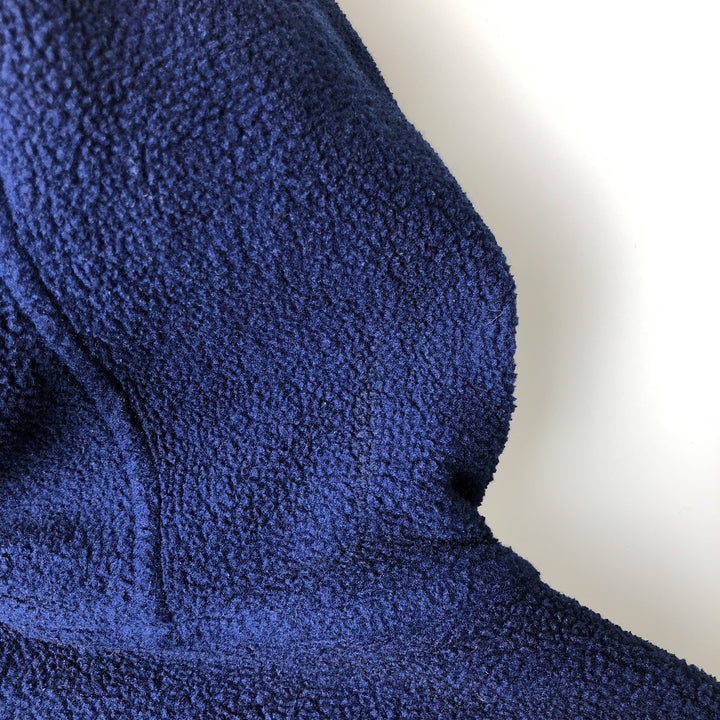 90'S LLBean Fleece Full-Zip Hoodie, Men's, Size XL, Vintage unclear navy blue type Vintage Second Hand