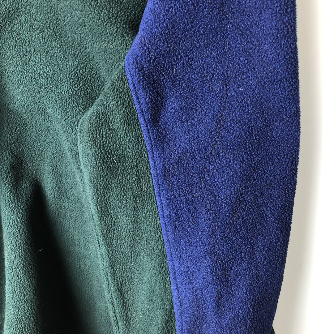 90'S LLBean Fleece Full-Zip Hoodie, Men's, Size XL, Vintage unclear navy blue type Vintage Second Hand