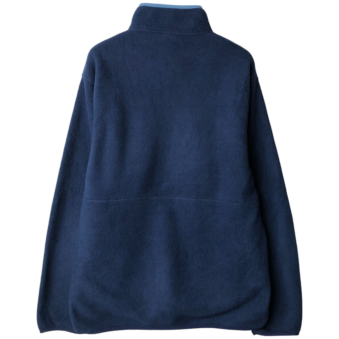 2000'S Patagonia Synchilla Fleece Pullover, Men's Size Medium polyester navy blue type Vintage Second Hand