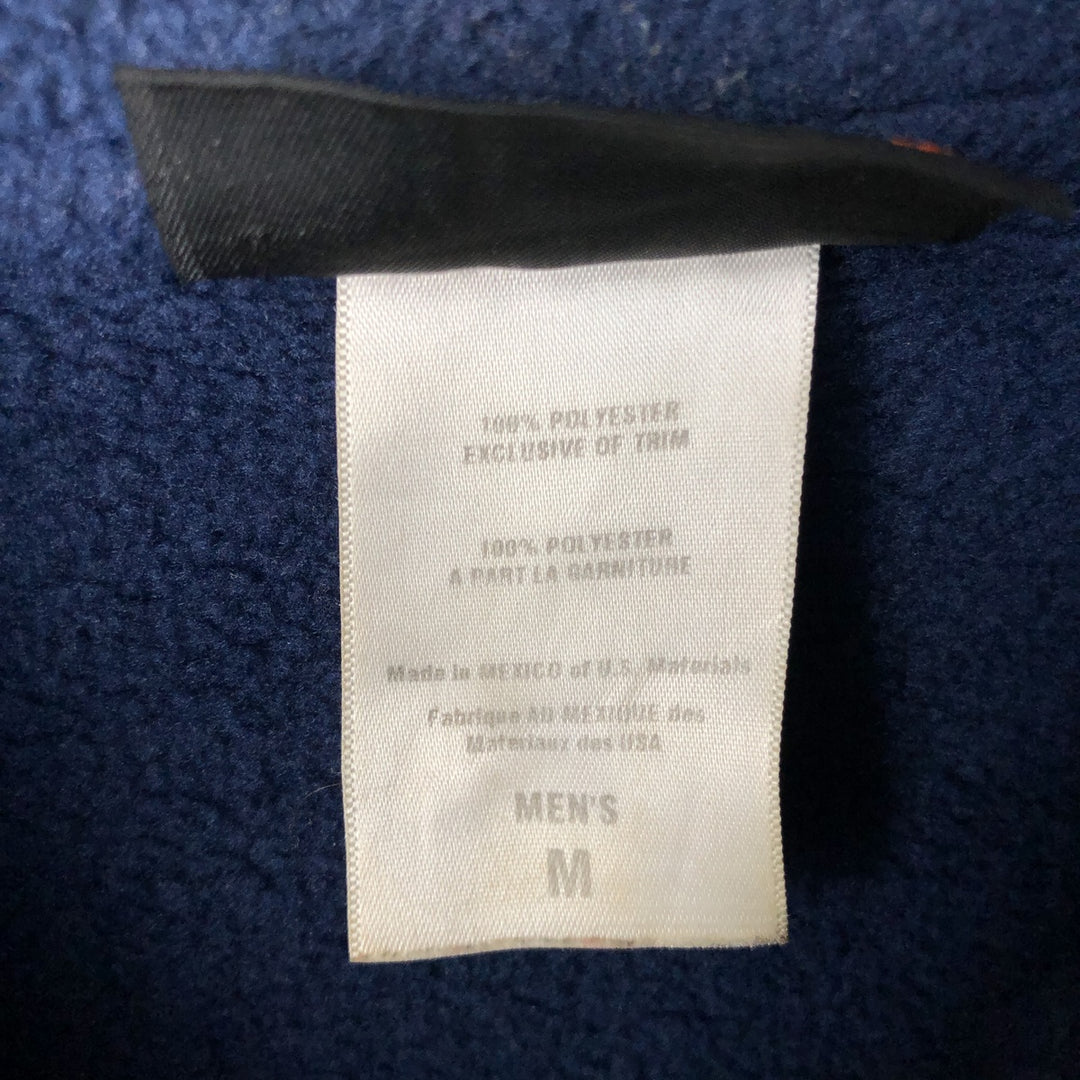 2000'S Patagonia Synchilla Fleece Pullover, Men's Size Medium polyester navy blue type Vintage Second Hand