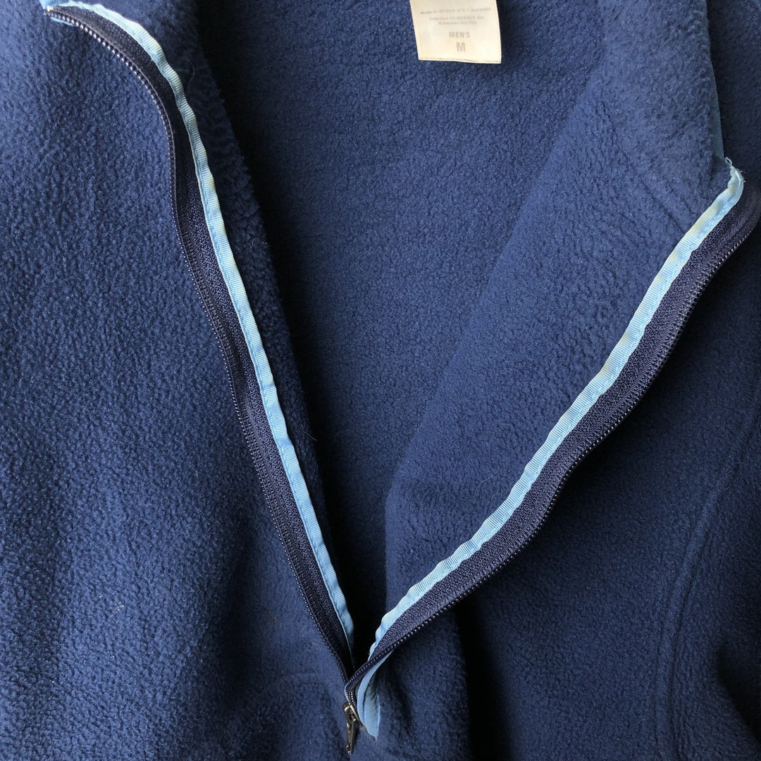 2000'S Patagonia Synchilla Fleece Pullover, Men's Size Medium polyester navy blue type Vintage Second Hand