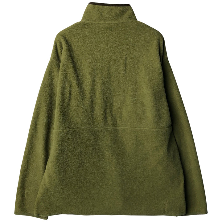 2000'S Patagonia Synchilla Half-Zip Fleece Pullover, Men's XL polyester Khaki type Vintage Second Hand