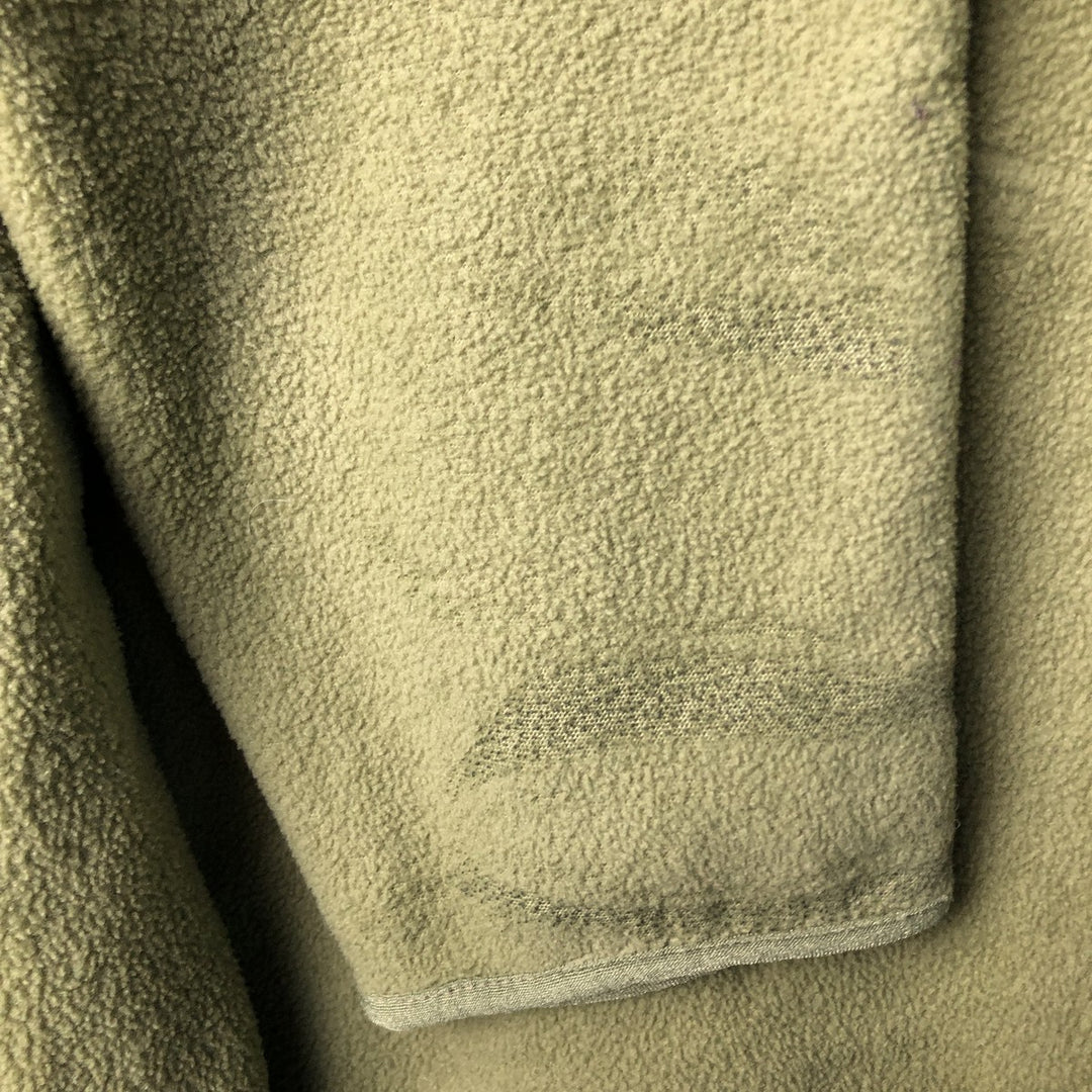 2000'S Patagonia Synchilla Half-Zip Fleece Pullover, Men's XL polyester Khaki type Vintage Second Hand