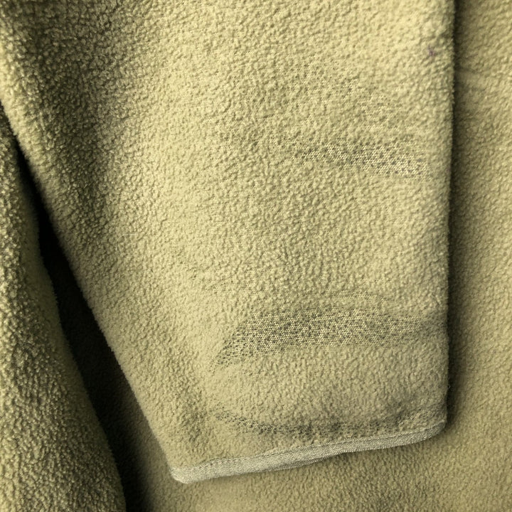 2000'S Patagonia Synchilla Half-Zip Fleece Pullover, Men's XL polyester Khaki type Vintage Second Hand