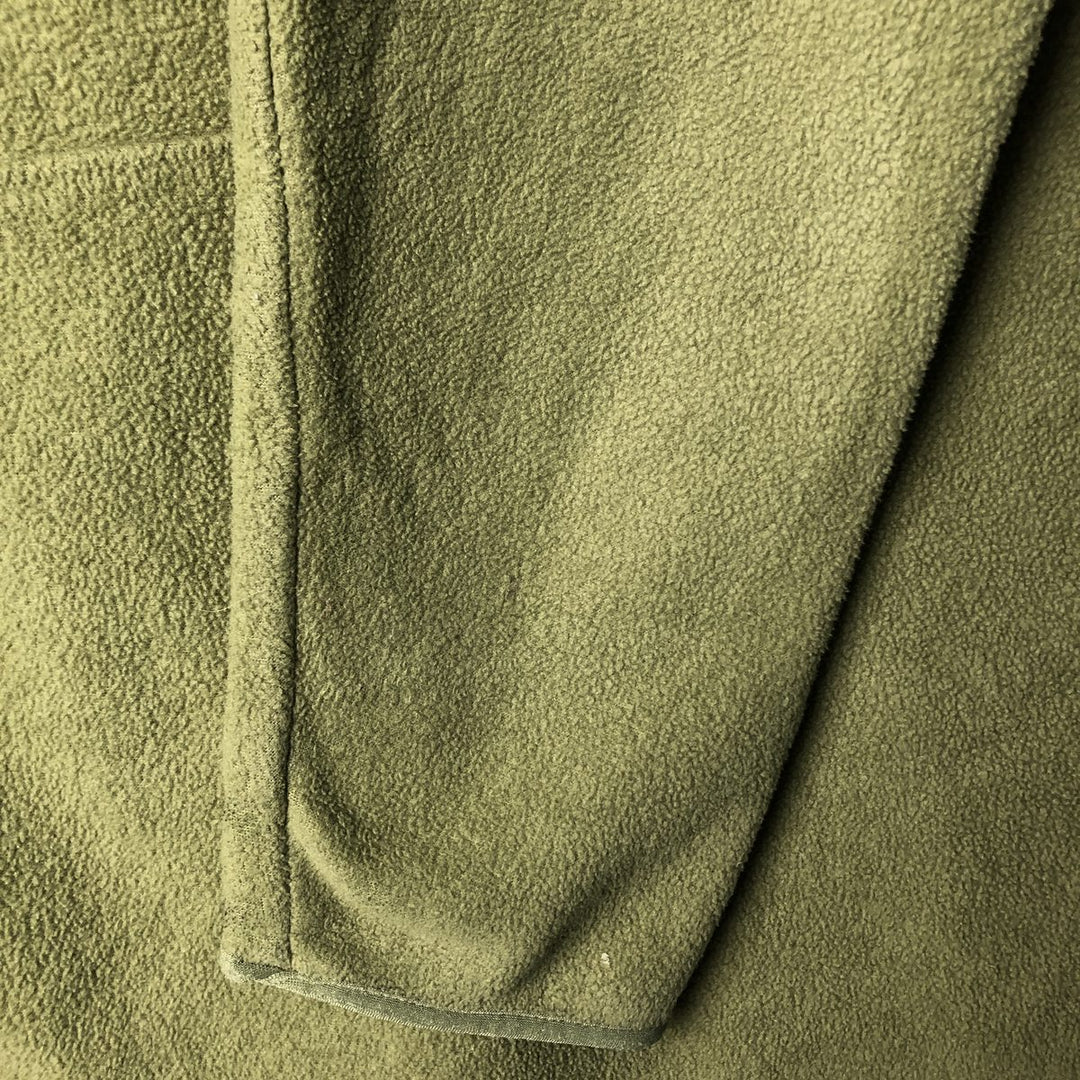 2000'S Patagonia Synchilla Half-Zip Fleece Pullover, Men's XL polyester Khaki type Vintage Second Hand
