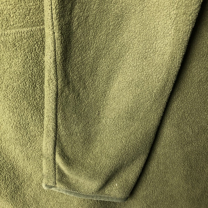 2000'S Patagonia Synchilla Half-Zip Fleece Pullover, Men's XL polyester Khaki type Vintage Second Hand