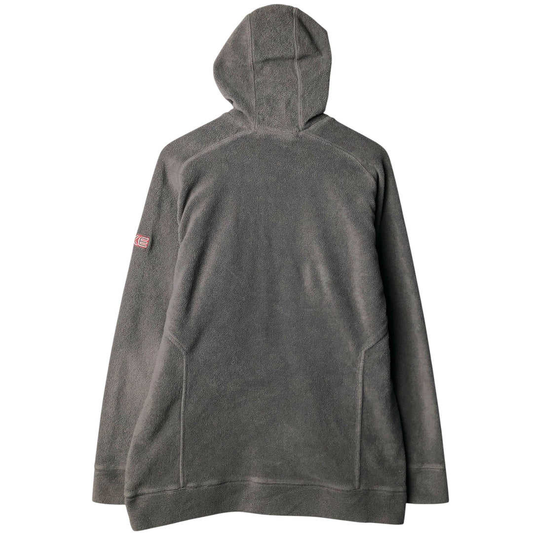 2000'S Nike fleece pullover hoodie, men's size L polyester gray type Vintage Second Hand
