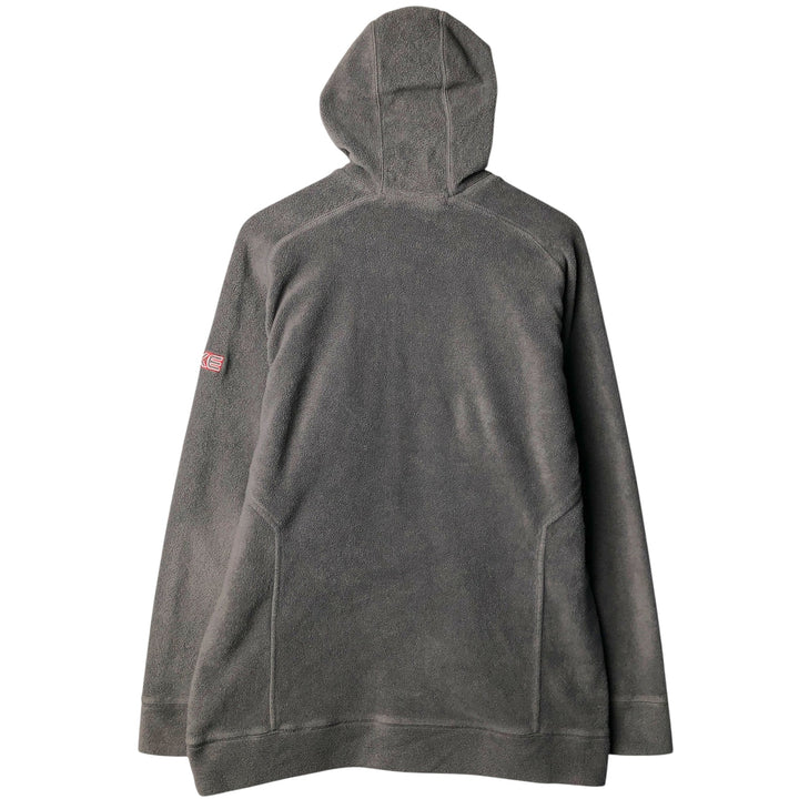 2000'S Nike fleece pullover hoodie, men's size L polyester gray type Vintage Second Hand