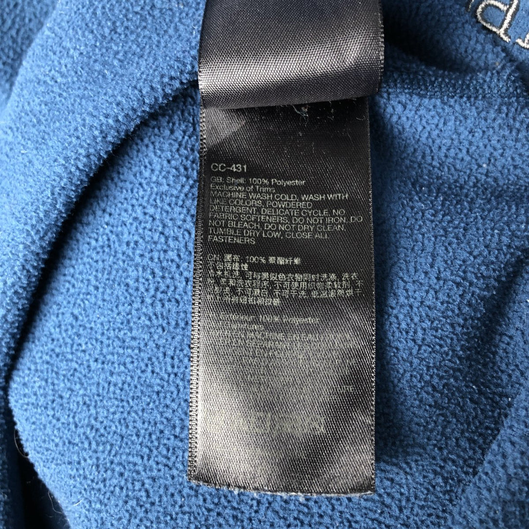 Marmot Half-Zip Fleece Pullover, Men's XL polyester blue type Vintage Second Hand