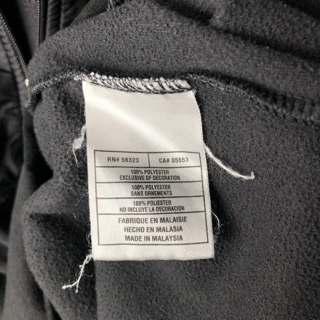 2000'S Nike Half-Zip Fleece Pullover, Men's Size Medium polyester black type Vintage Second Hand