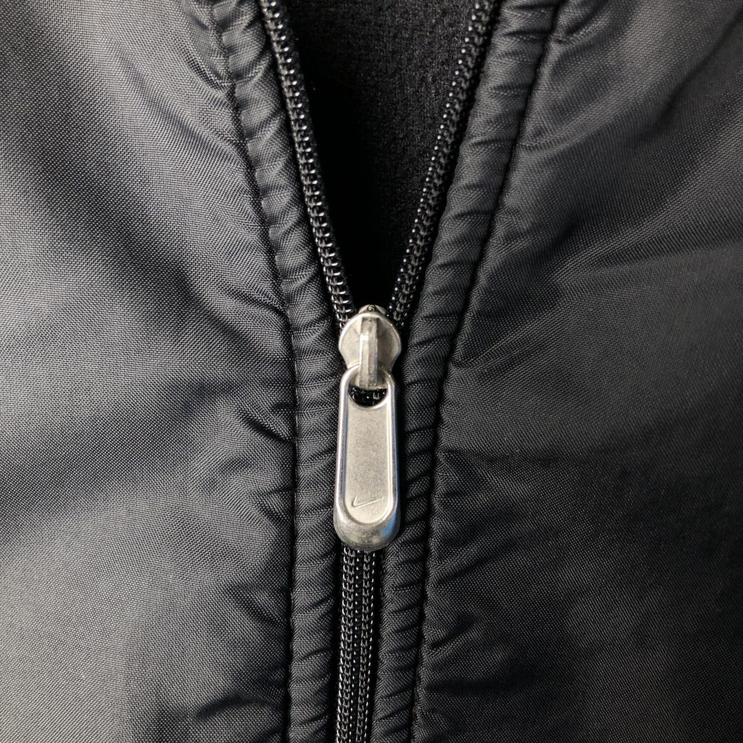 2000'S Nike Half-Zip Fleece Pullover, Men's Size Medium polyester black type Vintage Second Hand