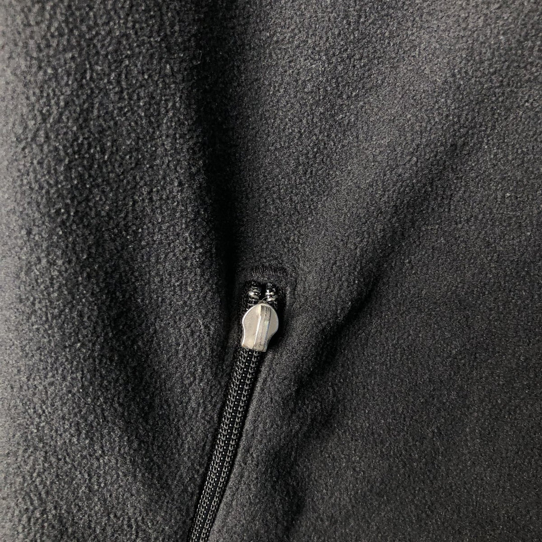 2000'S Nike Half-Zip Fleece Pullover, Men's Size Medium polyester black type Vintage Second Hand