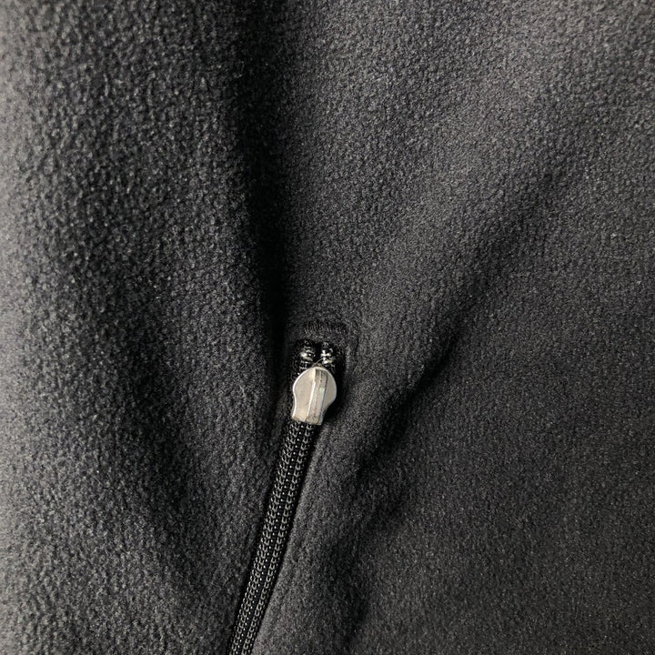 2000'S Nike Half-Zip Fleece Pullover, Men's Size Medium polyester black type Vintage Second Hand
