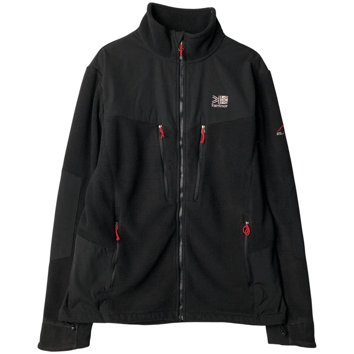 Karrimor ELITE Fleece Jacket, Men's XL polyester black type Vintage Second Hand