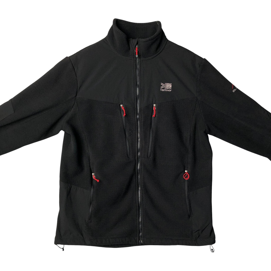 Karrimor ELITE Fleece Jacket, Men's XL polyester black type Vintage Second Hand
