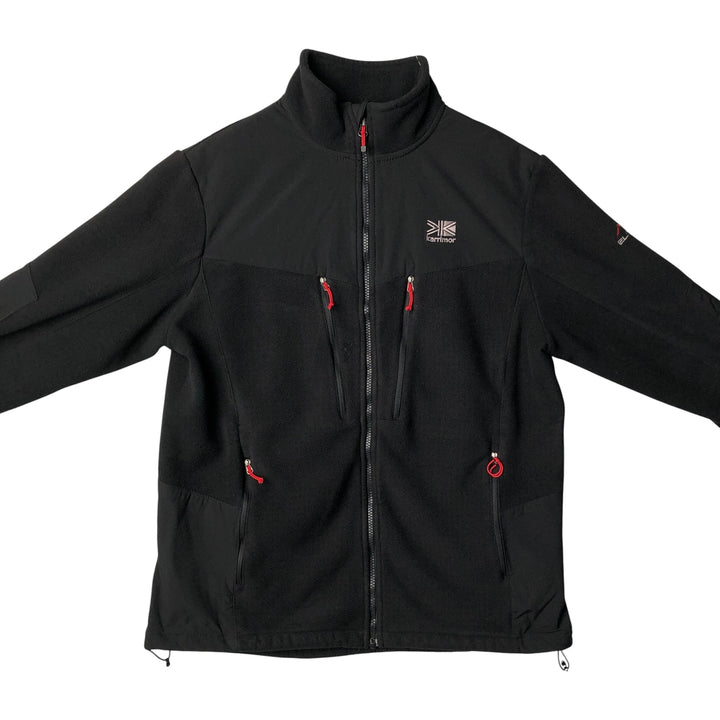 Karrimor ELITE Fleece Jacket, Men's XL polyester black type Vintage Second Hand