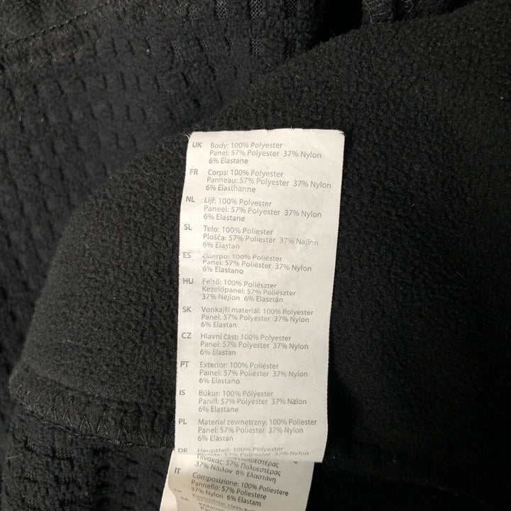 Karrimor ELITE Fleece Jacket, Men's XL polyester black type Vintage Second Hand