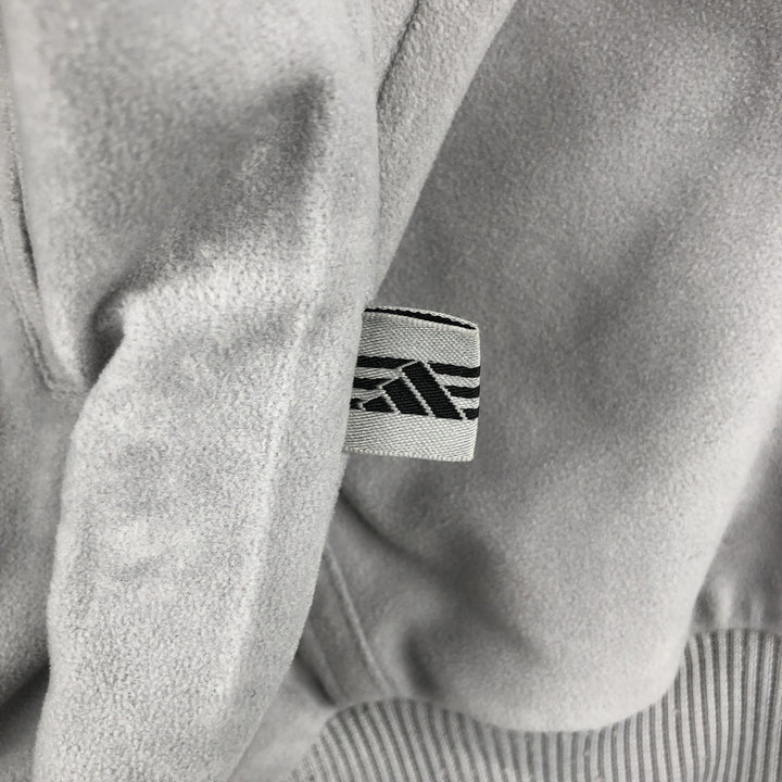 00'S adidas jersey track jacket, men's XL size polyester gray type Vintage Second Hand