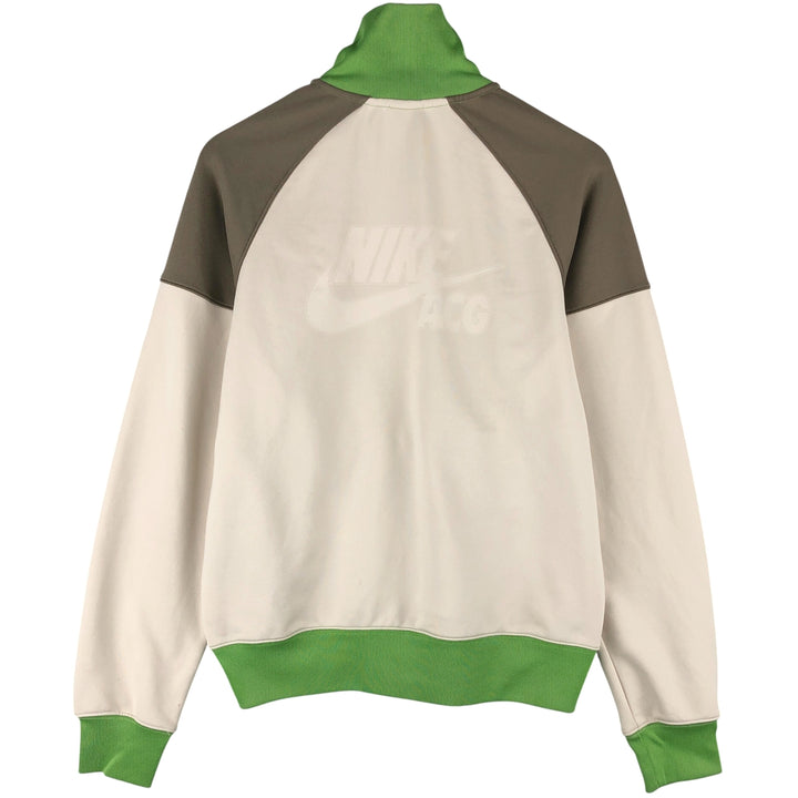 2000'S Nike ACG Track Jacket with Back Logo, Men's Size Medium polyester unbleached Vintage Second Hand