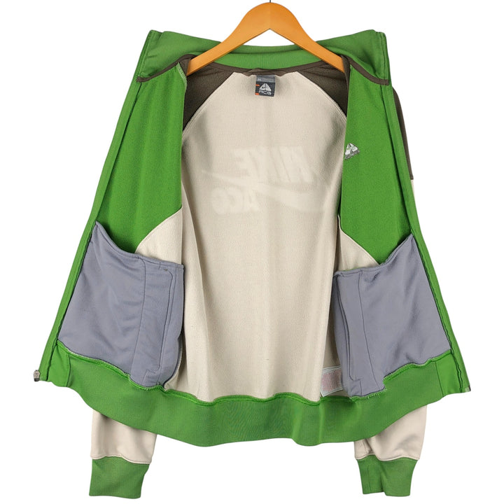 2000'S Nike ACG Track Jacket with Back Logo, Men's Size Medium polyester unbleached Vintage Second Hand