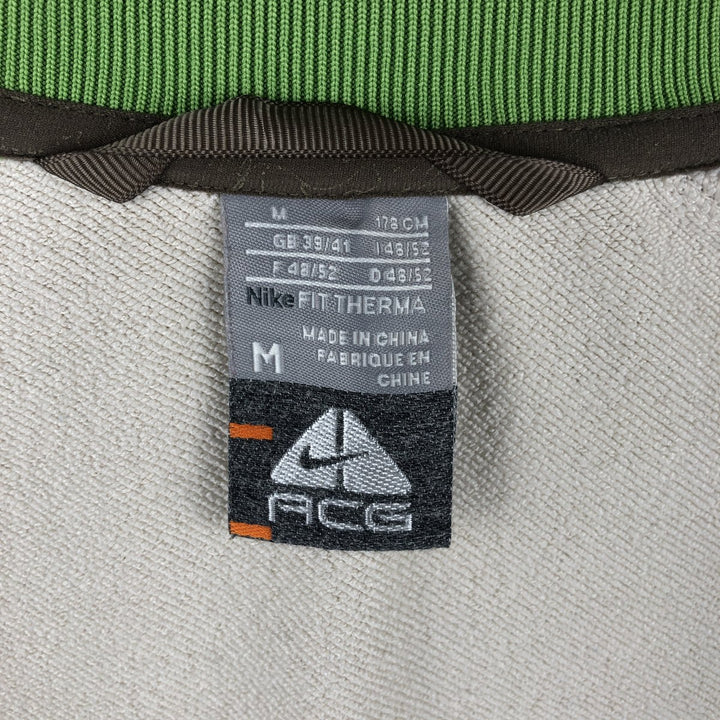 2000'S Nike ACG Track Jacket with Back Logo, Men's Size Medium polyester unbleached Vintage Second Hand
