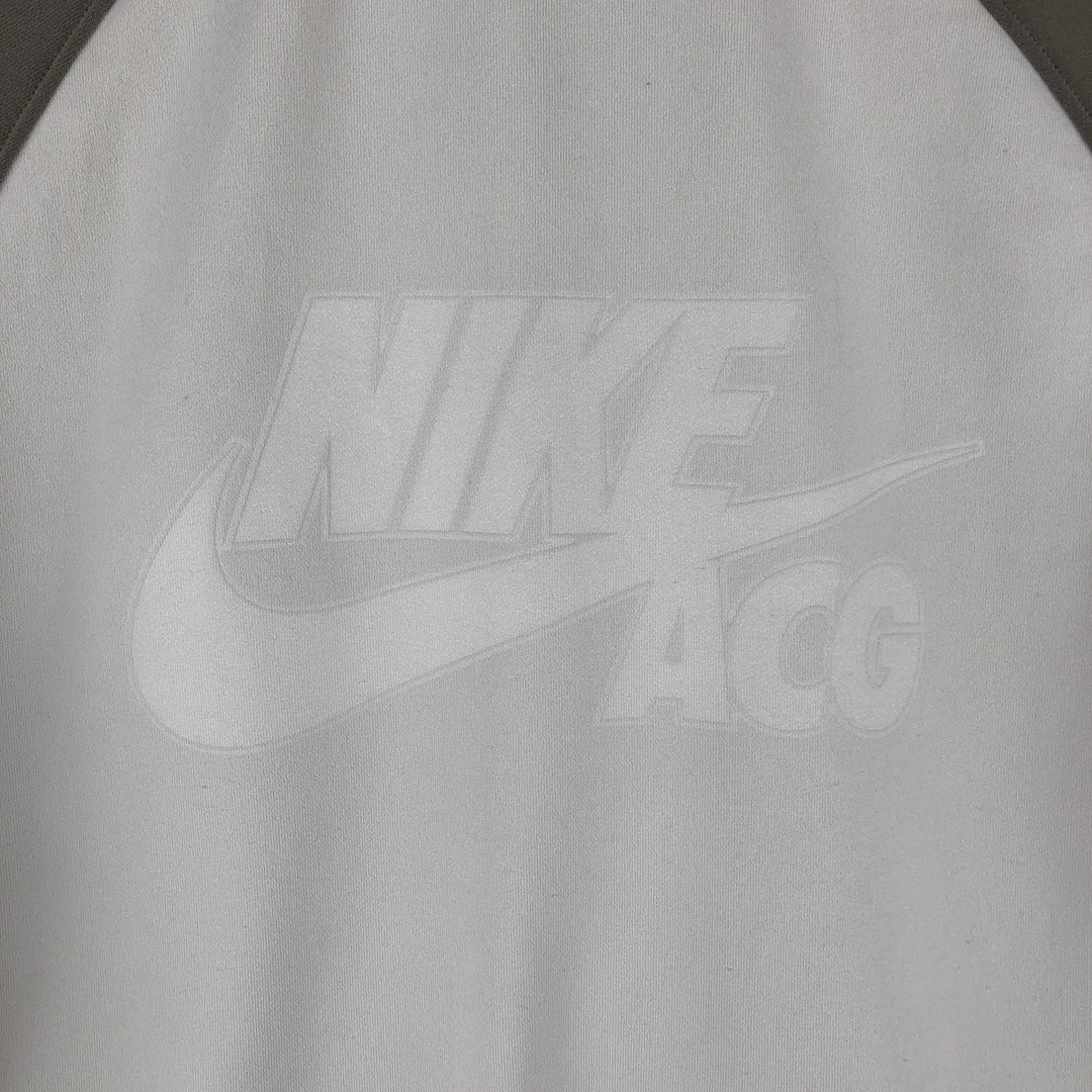 2000'S Nike ACG Track Jacket with Back Logo, Men's Size Medium polyester unbleached Vintage Second Hand