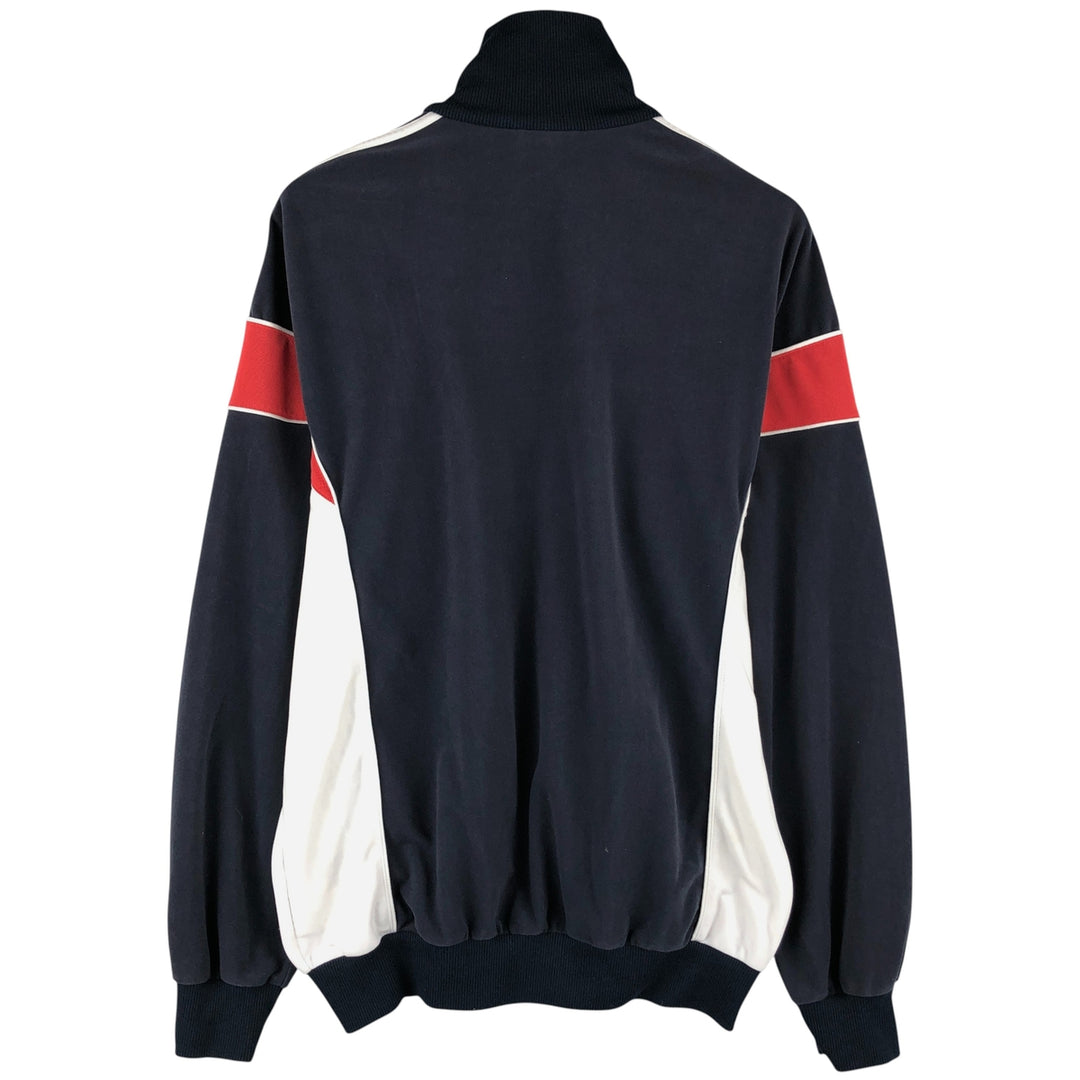 00'S Adidas Velour Jersey Track Jacket Men's XL polyester navy blue type Vintage Second Hand