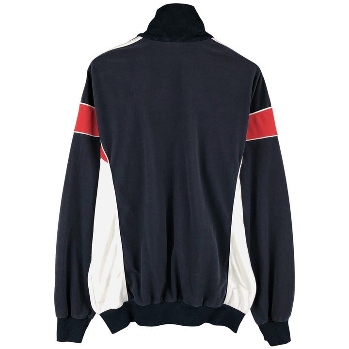 00'S Adidas Velour Jersey Track Jacket Men's XL polyester navy blue type Vintage Second Hand
