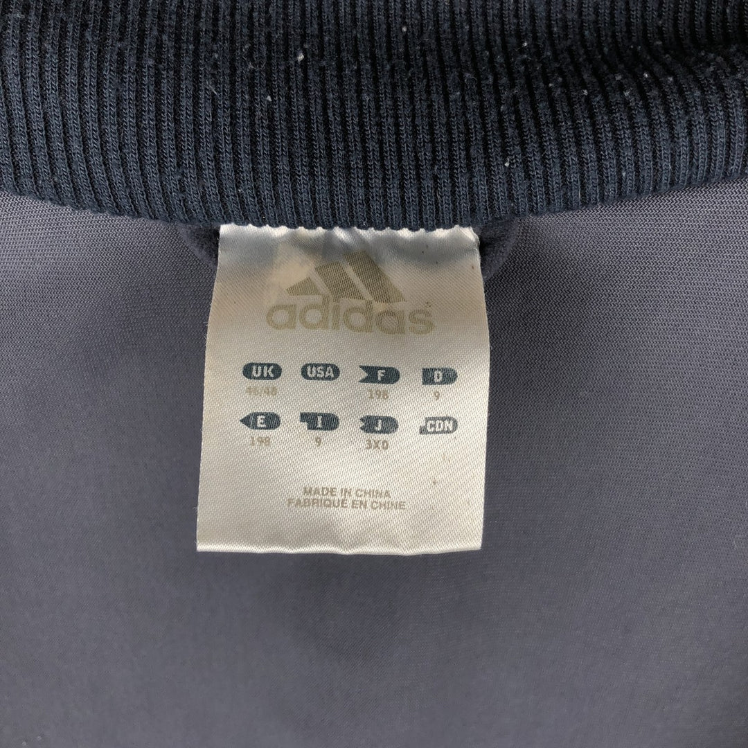 00'S Adidas Velour Jersey Track Jacket Men's XL polyester navy blue type Vintage Second Hand