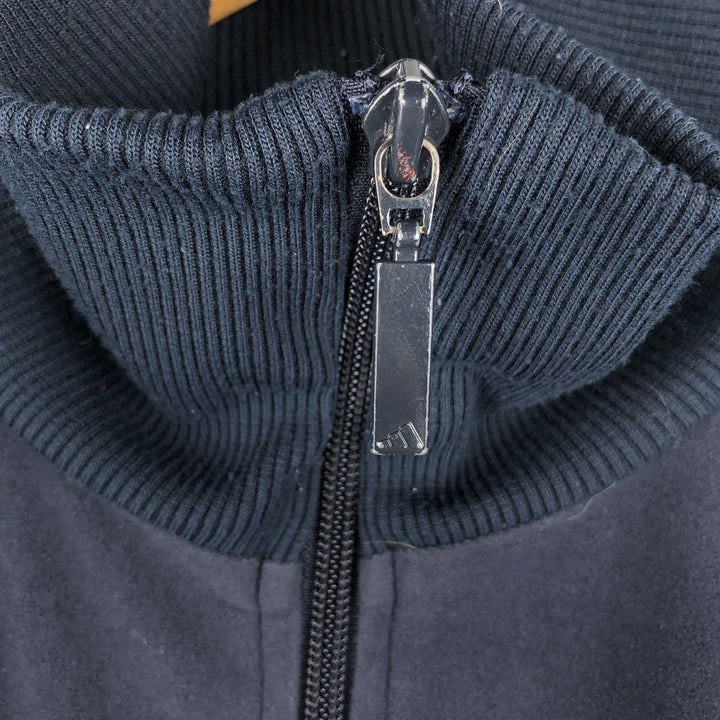 00'S Adidas Velour Jersey Track Jacket Men's XL polyester navy blue type Vintage Second Hand