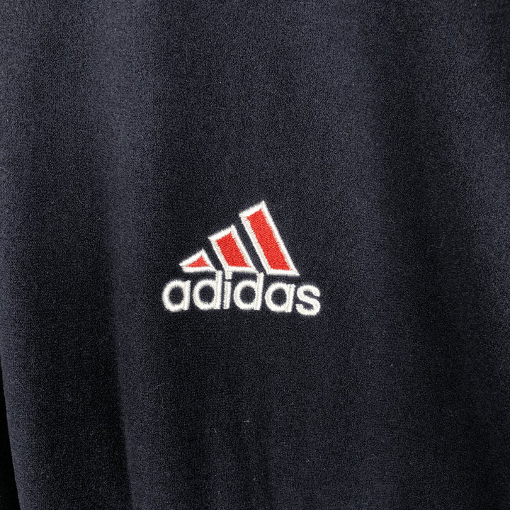 00'S Adidas Velour Jersey Track Jacket Men's XL polyester navy blue type Vintage Second Hand