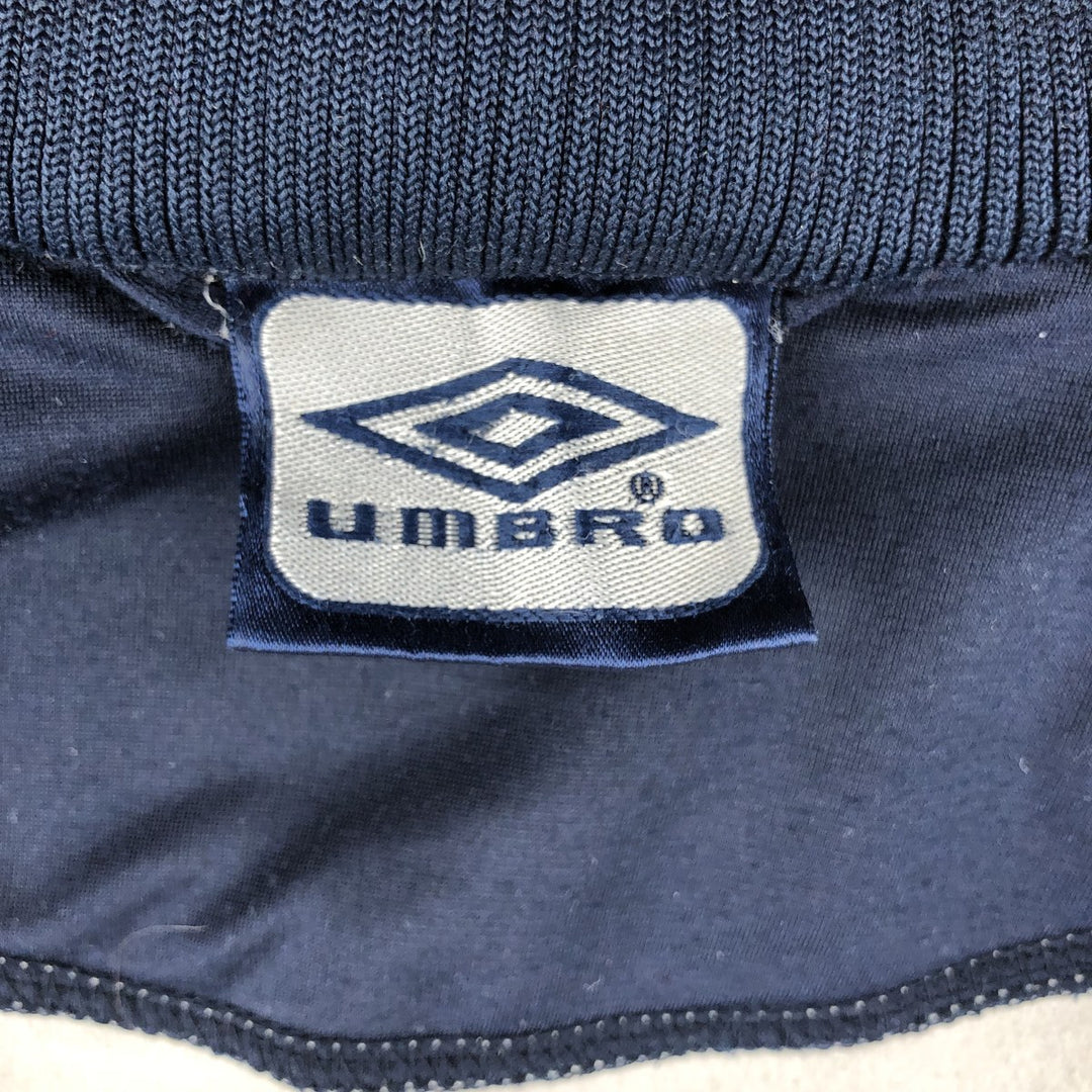 90s-00'S Umbro Jersey Track Jacket, Men's XL polyester ivory Vintage Second Hand