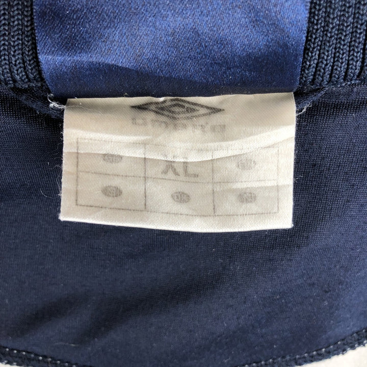 90s-00'S Umbro Jersey Track Jacket, Men's XL polyester ivory Vintage Second Hand