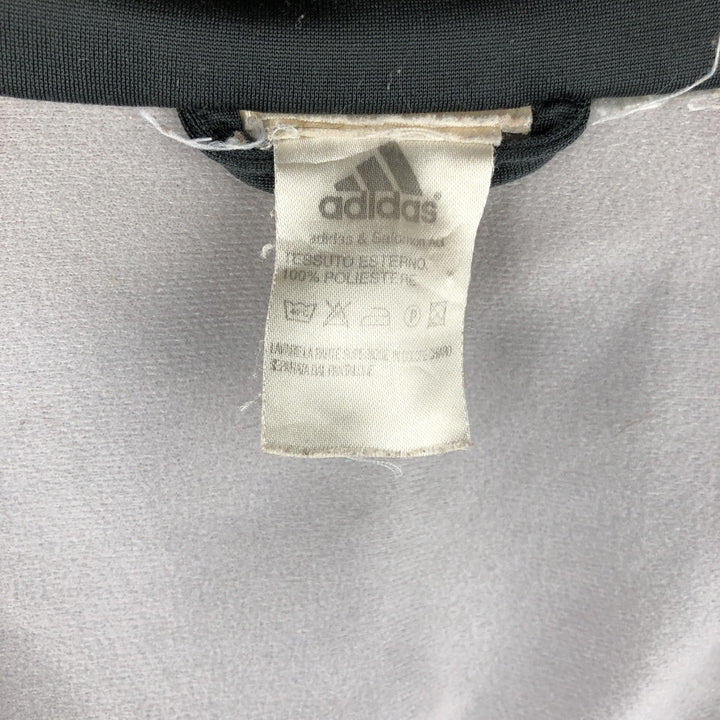 00'S adidas jersey track jacket, men's XL size polyester gray type Vintage Second Hand