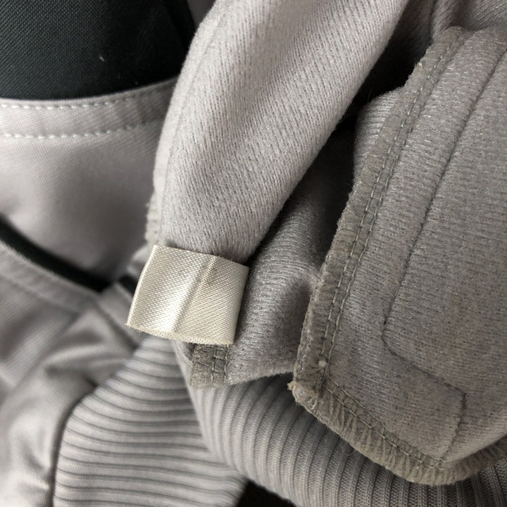 00'S adidas jersey track jacket, men's XL size polyester gray type Vintage Second Hand