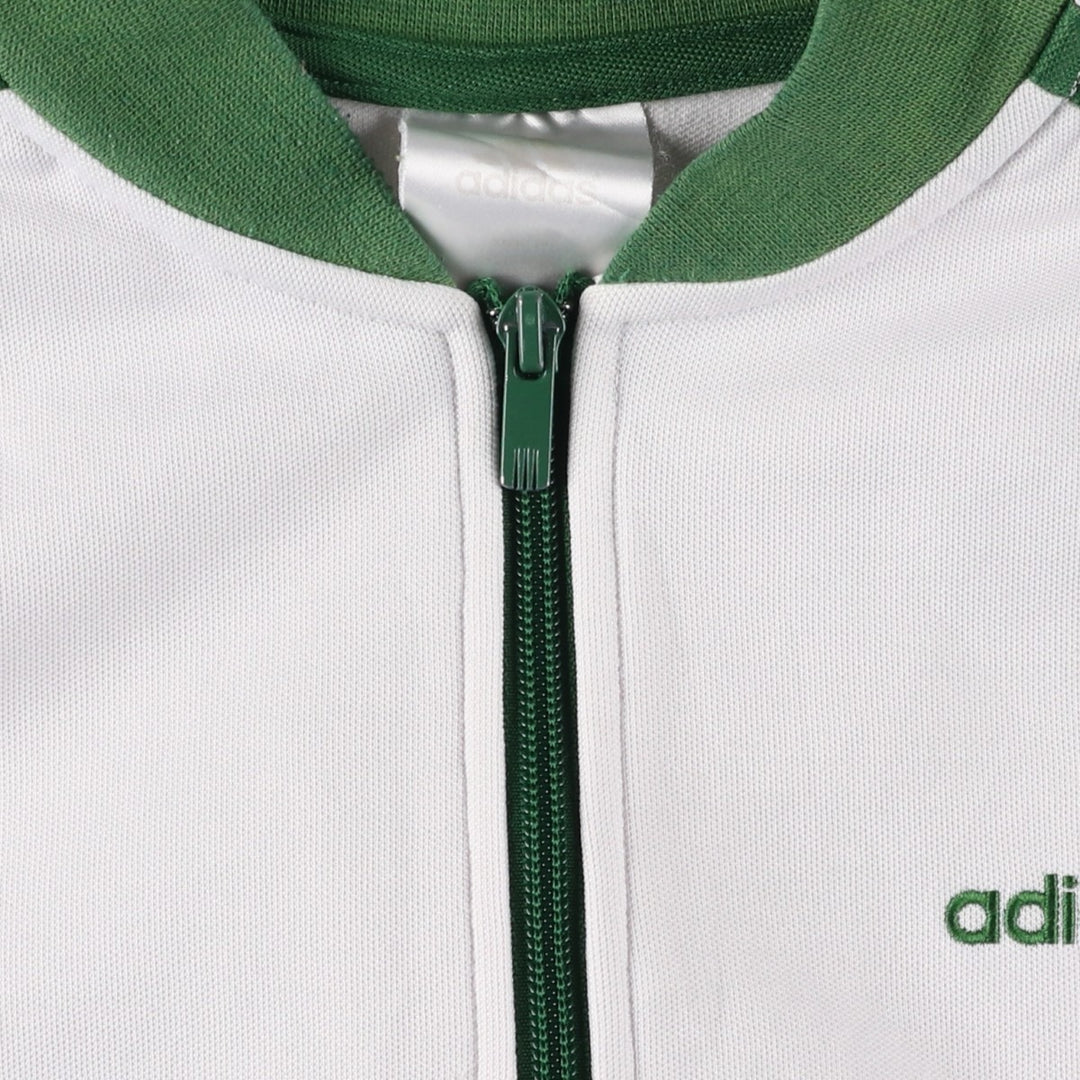 00'S adidas jersey track jacket, men's XL size cotton white type Vintage Second Hand