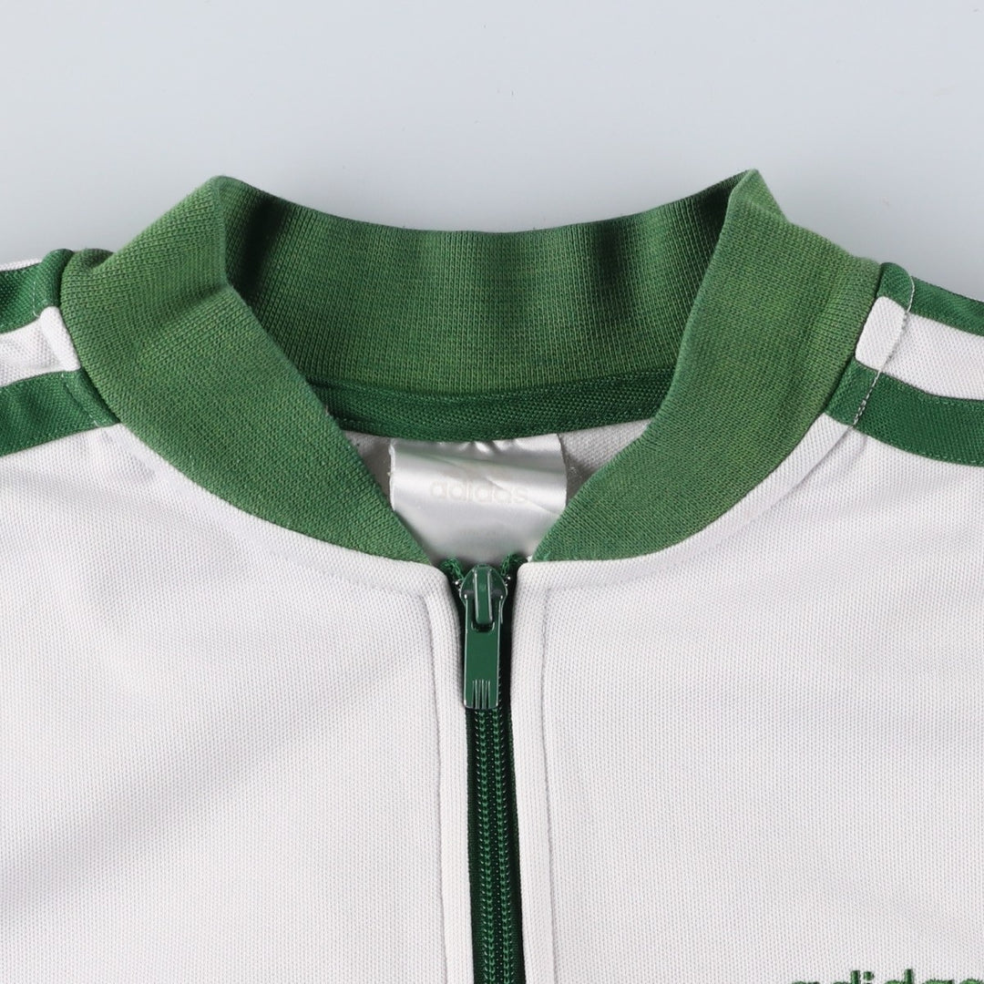 00'S adidas jersey track jacket, men's XL size cotton white type Vintage Second Hand