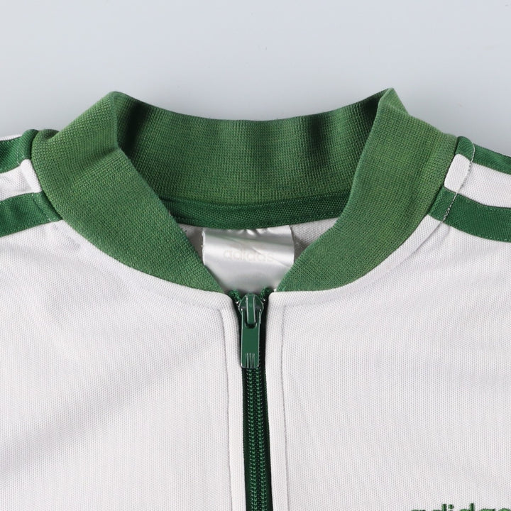 00'S adidas jersey track jacket, men's XL size cotton white type Vintage Second Hand