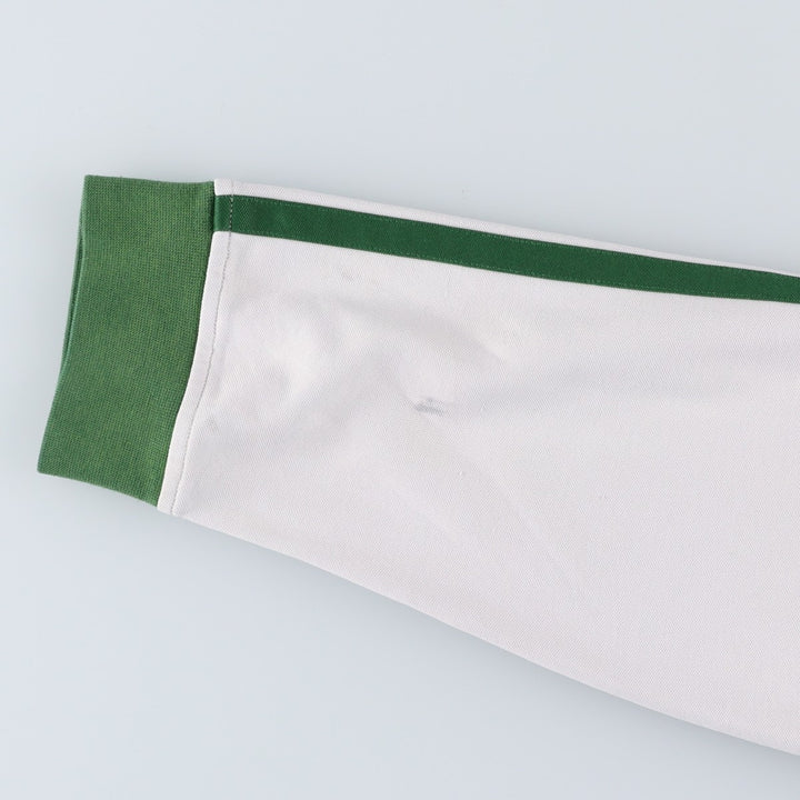 00'S adidas jersey track jacket, men's XL size cotton white type Vintage Second Hand